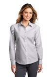 Port Authority® Ladies SuperPro™ Oxford Stripe Shirt