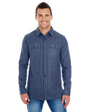 Burnside Men's Solid Flannel Shirt