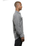Burnside Men's Solid Flannel Shirt